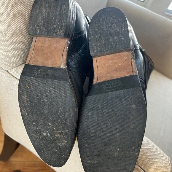 FRYE DORADO TALL BLACK BOOTS - Picture 5 of 6